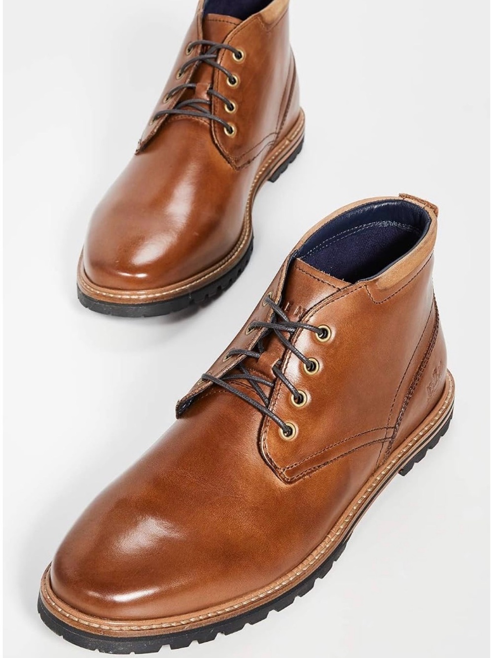Cole Haan Men's Raymond Grand Brown Leather Chukka Boots, SZ 11.5, Like New